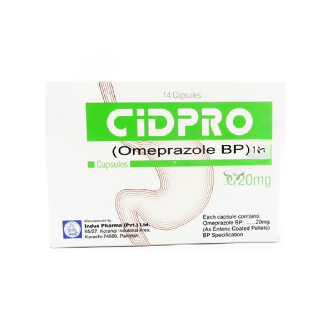 Cidpro Capsules 20mg