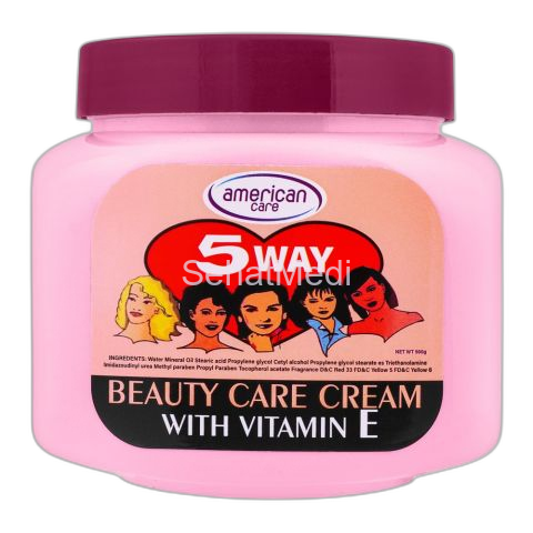 American Care 5 Way Beauty Care Cream with Vitamin E, 500g