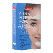Purederm Chin & Forehead Pore Strips, 6-Pack