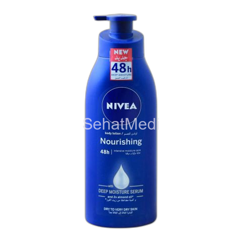 Nivea Nourishing Body Lotion, With Deep Moisture Serum, Dry To Very Dry Skin, 400ml