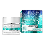 Eveline Hyaluron Clinic B5 40+ Day And Night Anti-Wrinkle Cream, All Skin Types, 50ml