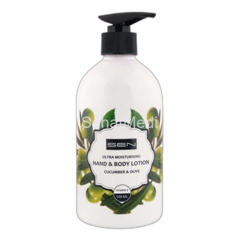 Sen Ultra Moisturising Cucumber & Olive Hand & Body Lotion, 500ml