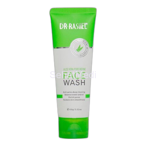 Dr. Rashel Aloe Vera Pore Refine Face Wash, For All Skin Types, 100g