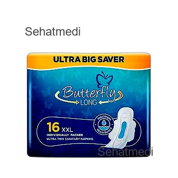 Butterfly Long Ultra Big Saver Sanitary Pads Xxl 16 Pcs