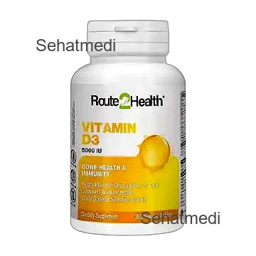 Route 2 Health Vitamin D3 Tablets 5000Iu (1 Bottle = 30 Tablets)