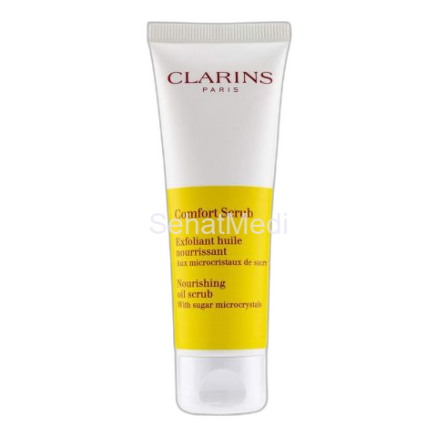 Clarins Paris Comfort Scrub Nourishing Oil Scrub, With Sugar Microcrystals, 50ml