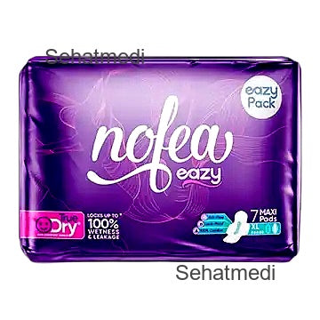 Nofea Eazy Maxi Thick Sanitary Pads Size Extra Large 7Pcs