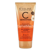 Eveline C Sensation 3 in 1 10% Vitamin C Booster Revitalizing Cleansing Gel, 150ml