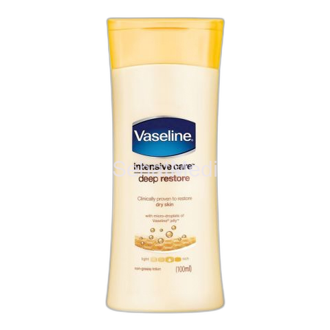 Vaseline Intensive Care Deep Restore Body Lotion, For Dry Skin, 100ml