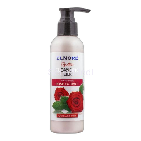 Elmore Refreshing Rose Gentle Cleansing Milk, For All Skin Types, 150g