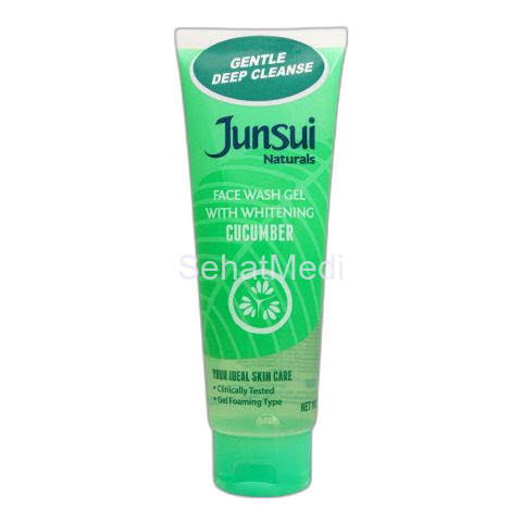 Junsui Cucumber Whitening Face Wash Gel With Whitening, 100g