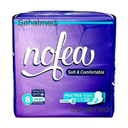Nofea Eazy Maxi Thick Sanitary Pads Size Large 8Pcs