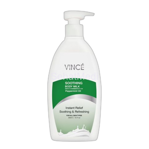 Vince Soothing & Refreshing Body Milk Lotion, For All Skin Types, 300ml