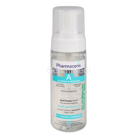 Pharmaceris Puri-Sensilium Face and Eye Cleansing Soothing Foam, For Sensitive Skin, 150ml