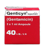 Genticyn Injection 3Ampx 40mg  1ml