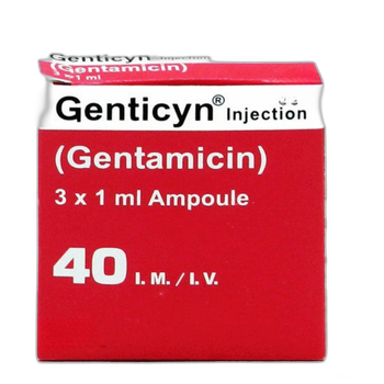 Genticyn Injection 3Ampx 40mg  1ml