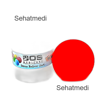 Medicare Gel Exercise Ball (Red)