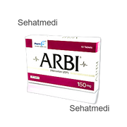 ARBI 150 mg tablets 1 x 10's