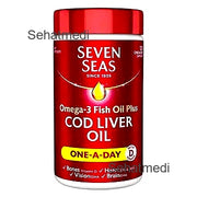 Seven Seas Pure Cod Liver Oil Capsules (1 Bottle = 120 Capsules)