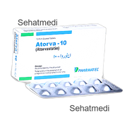 Atorva 10 mg tablet 2 x 10's