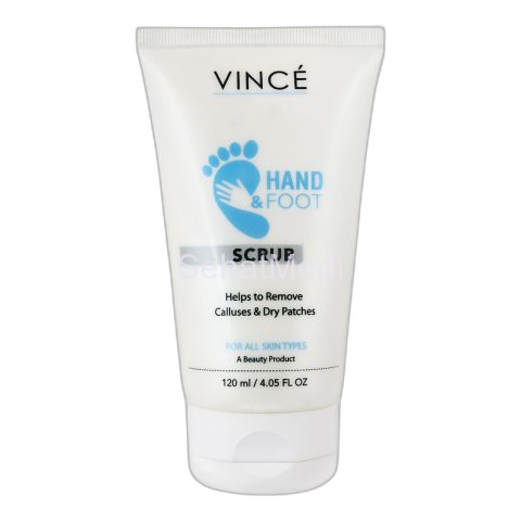 Vince Hand & Foot Scrub, For All Skin Types, 120ml