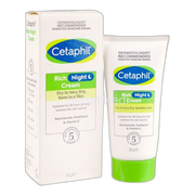 Cetaphil Rich Night Cream with Niacinamide, For Dry To Very Dry, Sensitive Skin, 50g