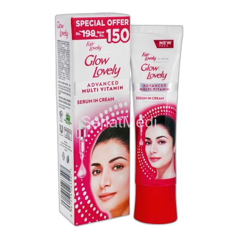 Fair & Lovely Is Now Glow & Lovely Advanced Multi Vitamin Serum In Cream, 25g, Special Offer Rs.150/-