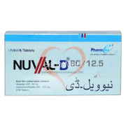 Nuval-D Tablets 80mg/12.5mg