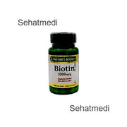 Natures Bounty Biotin Softgels 1000Mcg (1 Bottle = 100 Capsules)