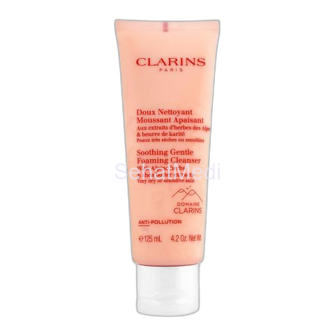 Clarins Paris Soothing Gentle Foaming Cleanser, 125ml