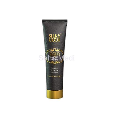 Silky Cool Gold Facial Scrub, For All Skin Types, 140ml