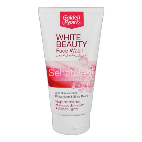 Golden Pearl White Beauty Face Wash With Niacinamide and Glutathione, 150ml