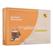Muicin Rice Extract Fair & Flawless Anti-Aging Skin Care Facial Kit, For All Skin Types