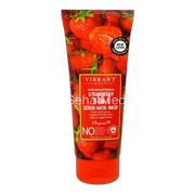 Vibrant Beauty Brightening 3-In-1 Strawberry Scrub, Mask & Wash, For All Skin Types, 200ml