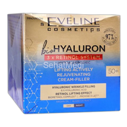 Eveline Bio Hyaluronic, 50+ Day & Night Cream, 50ml