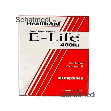 Healthaid E-Life Capsules 400Iu (1 Box = 30 Capsules)