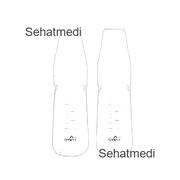Spectra Baby Wide Neck Feeding Bottle 2 Pcs