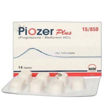 Piozer Plus Tablets 15mg/850mg