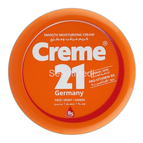 Creme 21 Smooth Moisturizing Cream, Normal Skin, 250ml