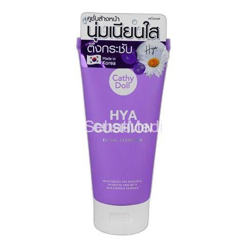 Cathy Doll Hya Cushion Facial Cleanser, Smooth & Hydrated Skin With Skin Firming Formula, 120ml