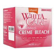 Lolane White Care Cream Bleach, 62g
