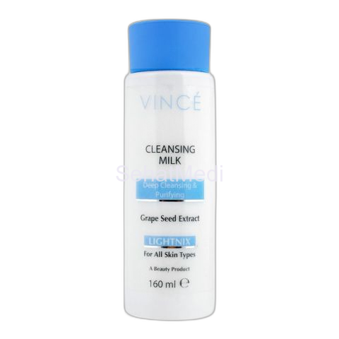 Vince Deep Cleansing & Purifying Lightenix Cleansing Milk, All Skin Types, 160ml