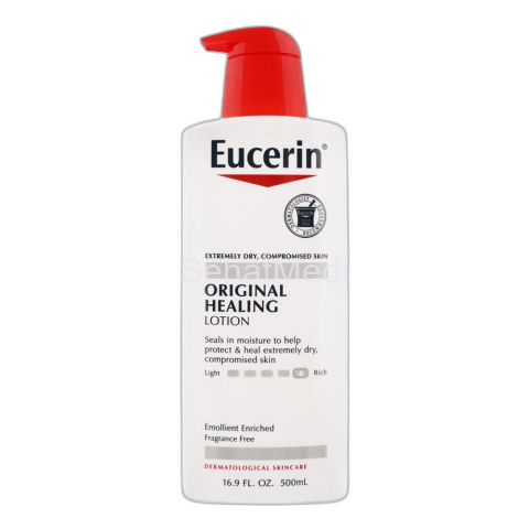 Eucerin Original Healing Lotion, Extremely Dry Compromised Skin, Fragrance Free, 500ml