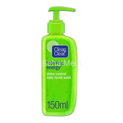 Clean & Clear Morning Energy Shine Control Daily Facial Wash, Oil Free, 150ml