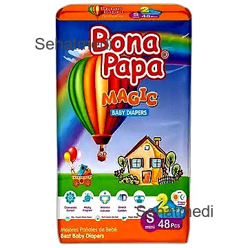 Bona Papa Magic Baby Diapers Small Size 2 48Pcs