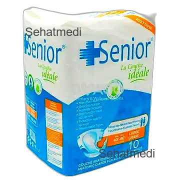 Senior Adult Diapers Size Large 10Pcs