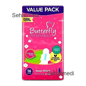 Butterfly Maxi Thick Cottony Soft Sanitary Pads Extra Long 16Pcs