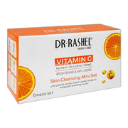 Dr. Rashel Vitamin C Brightening & Anti Aging Skin Care Mini Set, 6-Pack