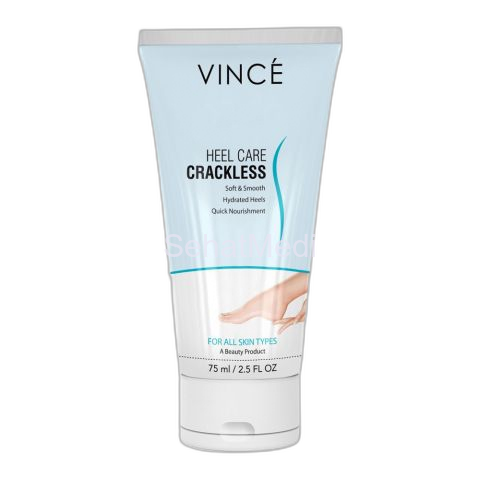 Vince Heel Care Crackless Cream, For All Skin Types, 75ml