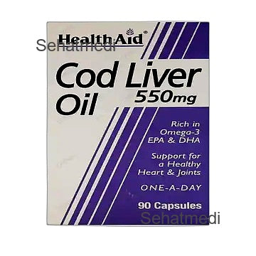 Healthaid Cod Liver Oil Capsules 550Mg (1 Box = 90 Capsules)